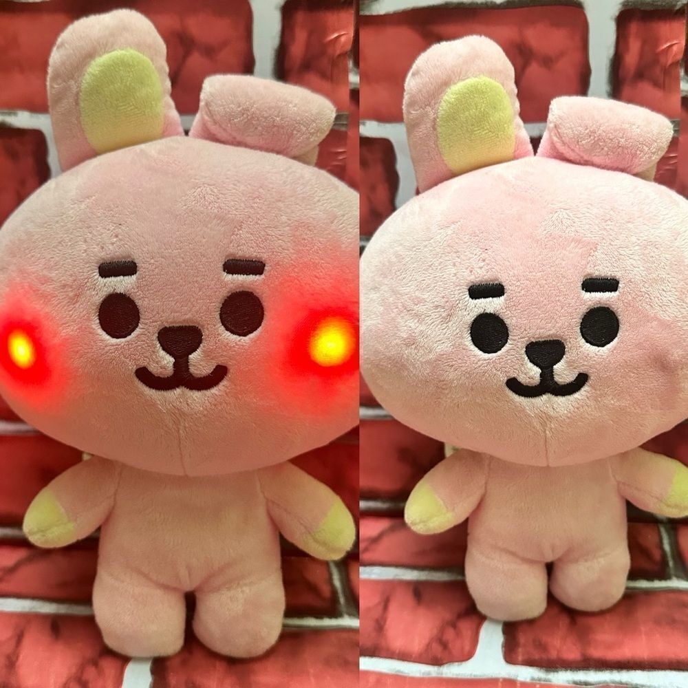 BT21 Cooky light up plush stuffed animal toy